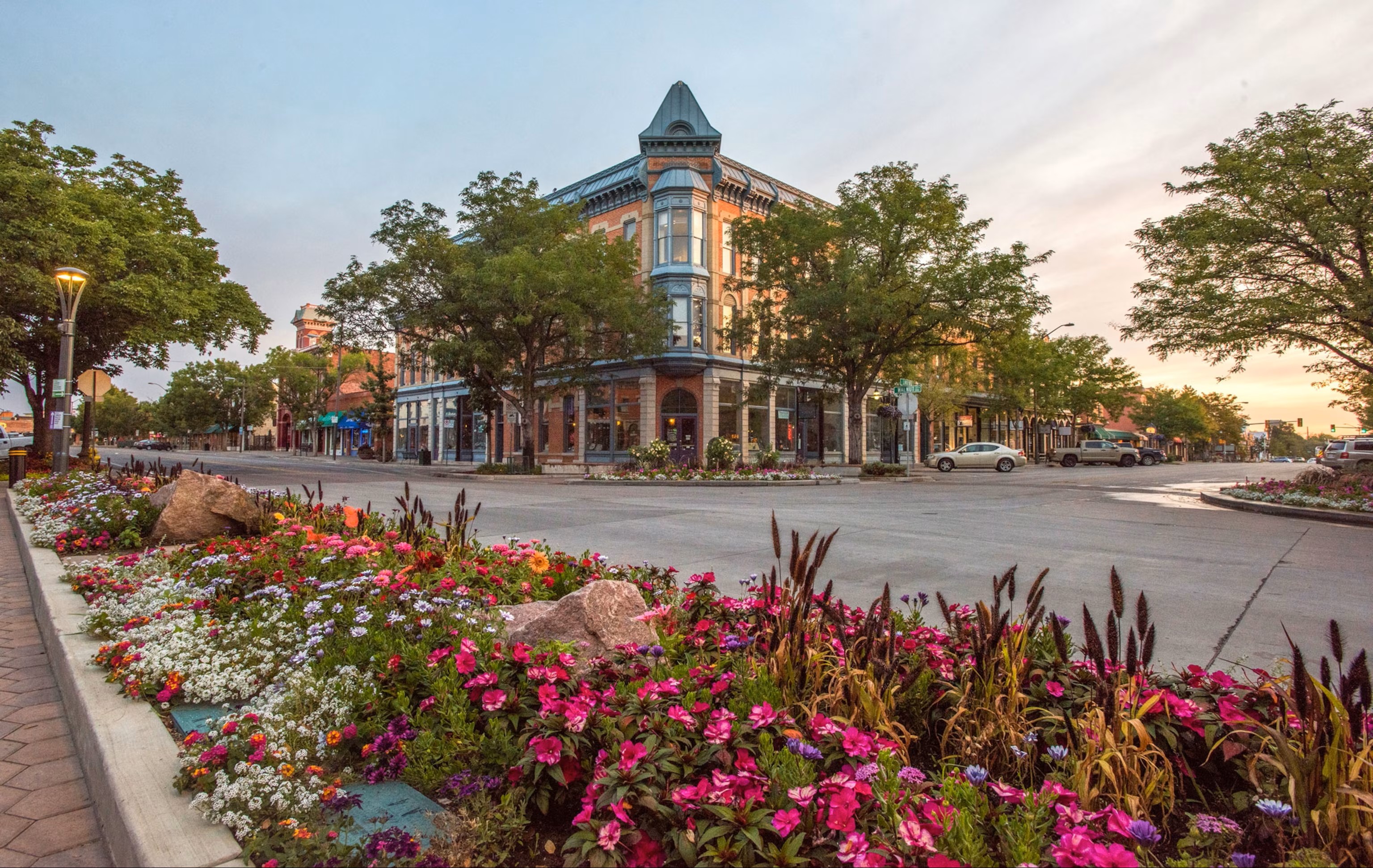 Historic Old Town Fort Collins storefronts